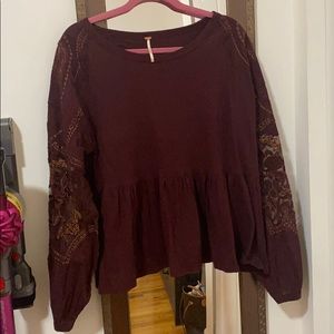 Free People Peplum Top